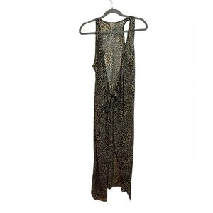Victorias Secret Animal Print Sheer Swim Cover
